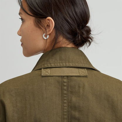 The Organic Cotton Herringbone Jacket | Beech
