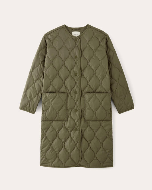 The Long Quilted Liner | Kalamata