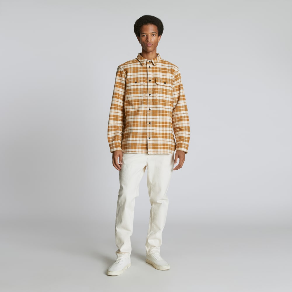 The Heavyweight Overshirt | Uniform | Golden Brown / Parchment