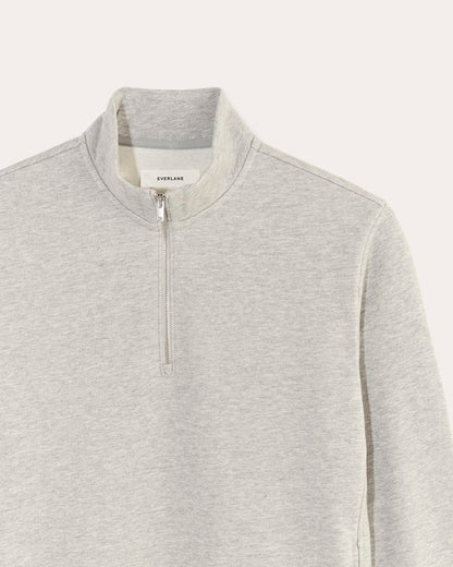 The Off-Duty Terry Quarter-Zip |  Heathered Grey