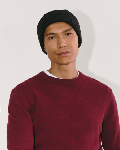 The Waffle Beanie | Black