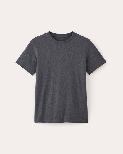 The Premium-Weight Crew | Uniform | Heather Deep Navy