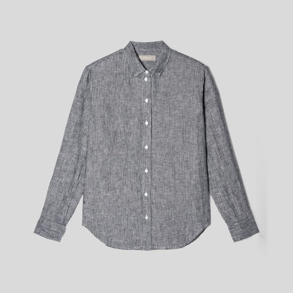 The Must-Have Shirt in Linen | Canvas Tan / Navy