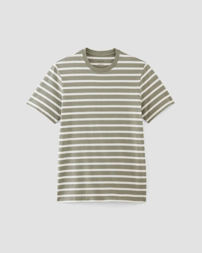 The Premium-Weight Crew | Uniform | Mariner Stripe / Shadow / Bone