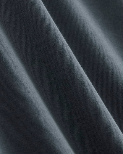 The Essential Organic Garment-Dyed Henley | Navy