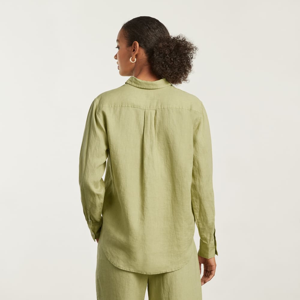 The Must-Have Shirt in Linen | Leek
