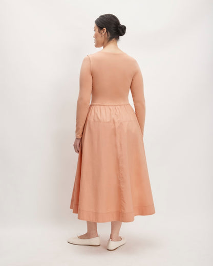 The Long-Sleeve Riviera Dress | Blush Pink