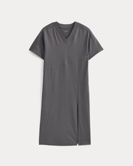 Weekend Tee Midi Dress | Charcoal Grey