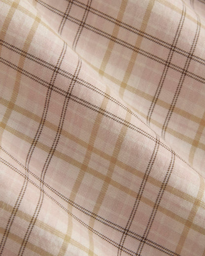 The Way-Short Shirt in Silky Cotton | Plaid