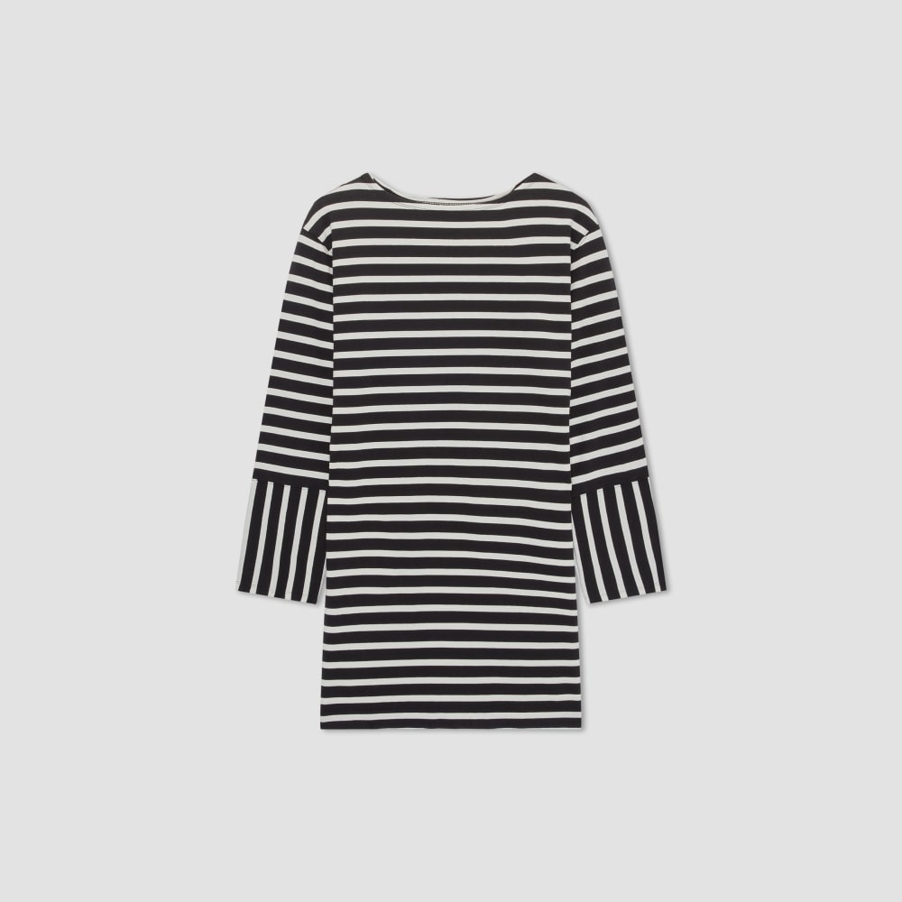 The Mariner Dress | Black / Canvas Tan
