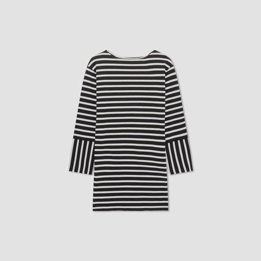 The Mariner Dress | Black / Canvas Tan