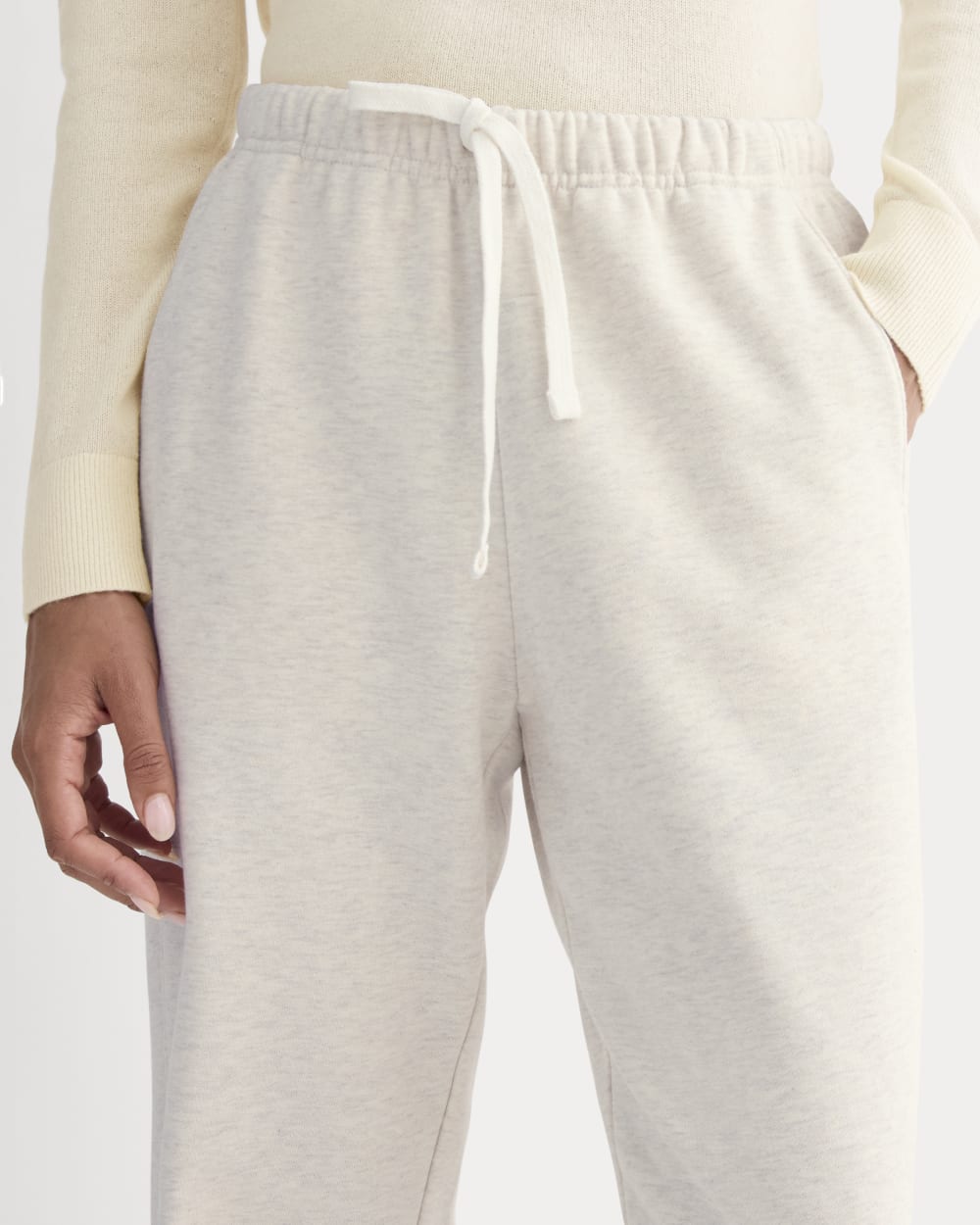 The Off-Duty Jogger | Heathered Oat