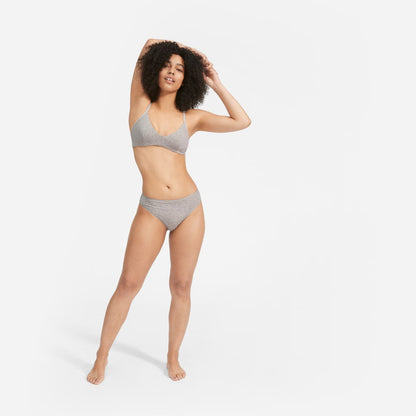 The Cotton Bralette |  Heathered Grey