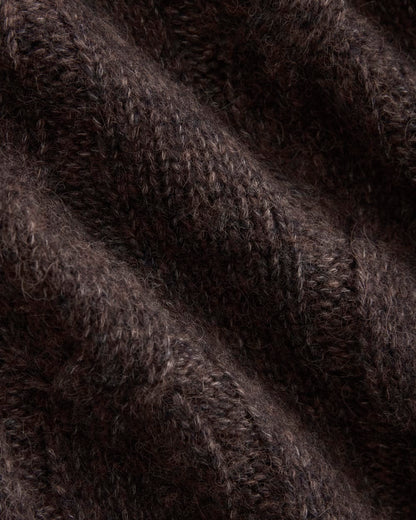 Cloud Cable Cardigan | Heathered Burgundy