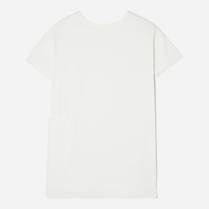 The Oversized Mariner Dress | White