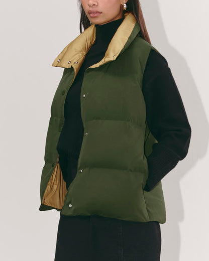 The Puffer Vest | Dark Forest