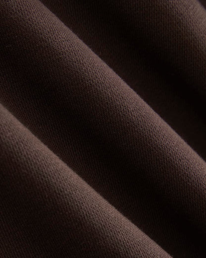 Luxe Fleece Oversized Full-Zip Hoodie | Dark Chocolate