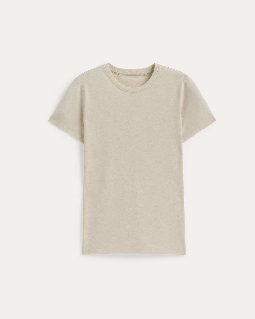 The Slim Crew in Essential Cotton | Heathered Oat