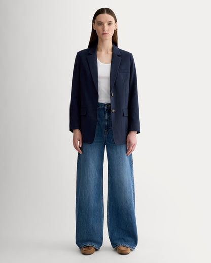 The Oversized Blazer in Buttersmooth | Navy