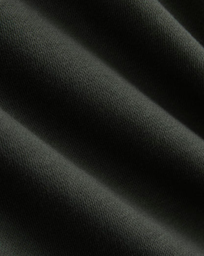 Luxe Fleece Zip Polo | Washed Black