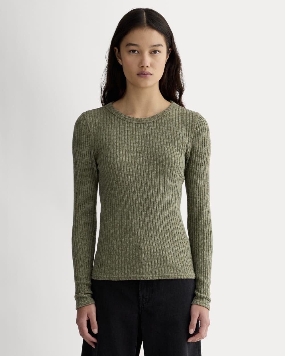 The Cozy Rib Long-Sleeve Tee | Kalamata