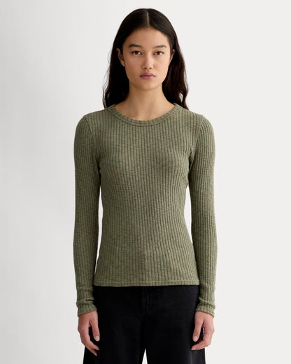 The Cozy Rib Long-Sleeve Tee | Kalamata
