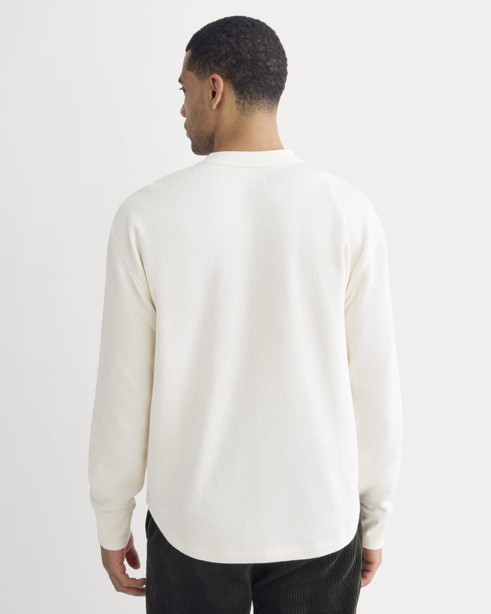 Thermal Henley in Cozy Waffle | Bone