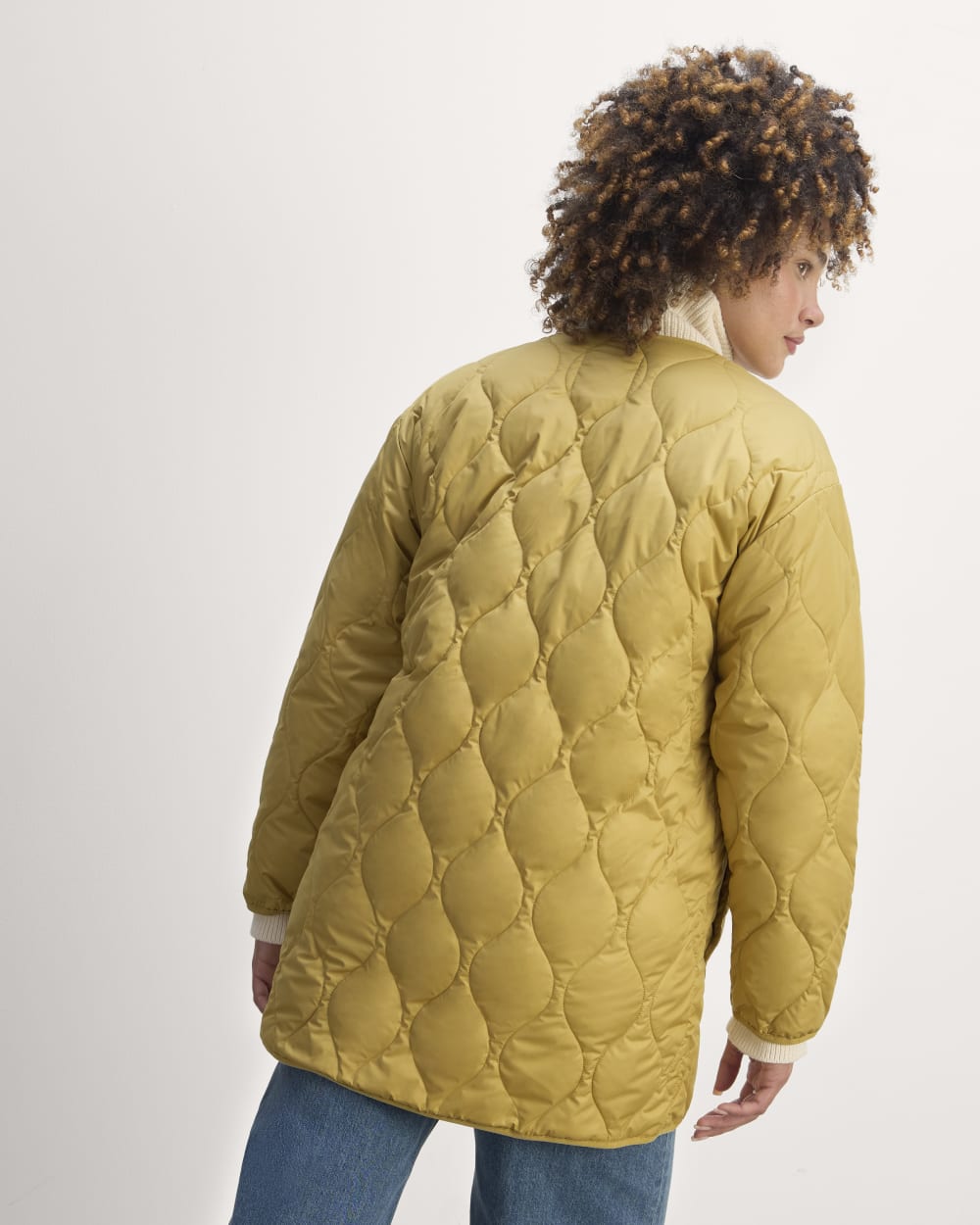 The Quilted Liner | Golden Oak