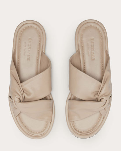 The Day Twist Sandal | Warm Khaki