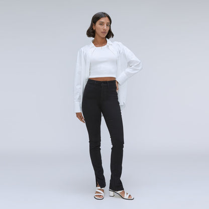 The Way-High® Skinny Split Hem Jean  | Black