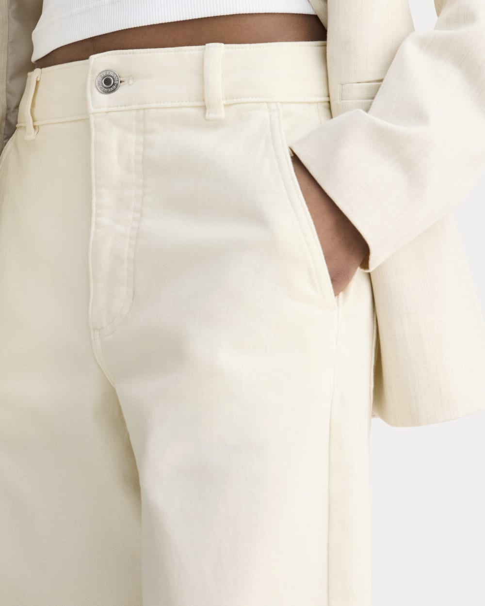 The Utility Wide-Leg Pant | Bone