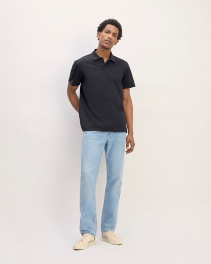 The Premium Weight Short-Sleeve Polo | Deep Navy