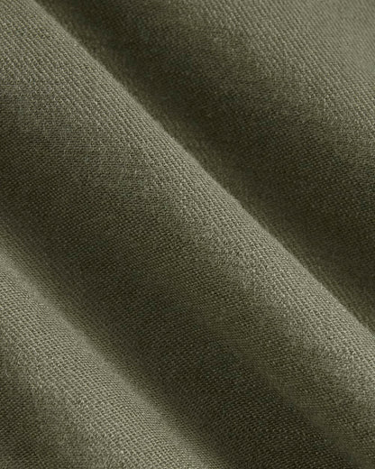 The Square Tank in Stretch Linen | Lichen Green