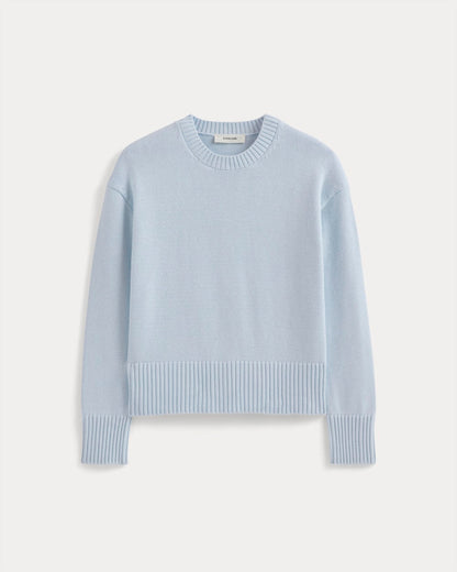 The Boxy Sweater in Everyday Cotton | Skywriting