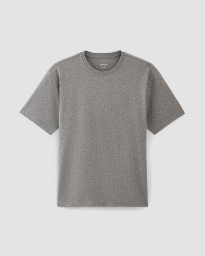 The Premium-Weight Relaxed Crew | Uniform | Heathered Mid-Grey
