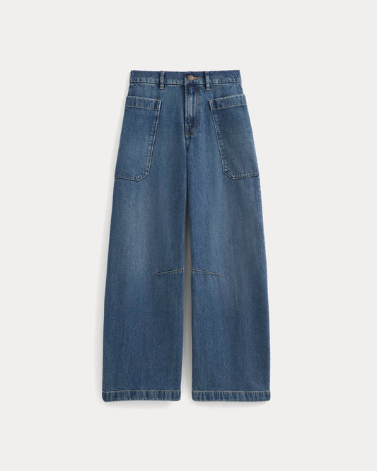 The Gardener Pull-On Jean | Medium Indigo