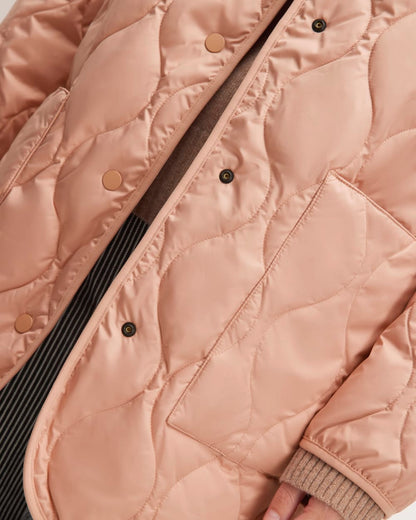 The Quilted Liner | Blush Pink