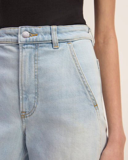 The Utility Barrel Jean | Fog | Regular
