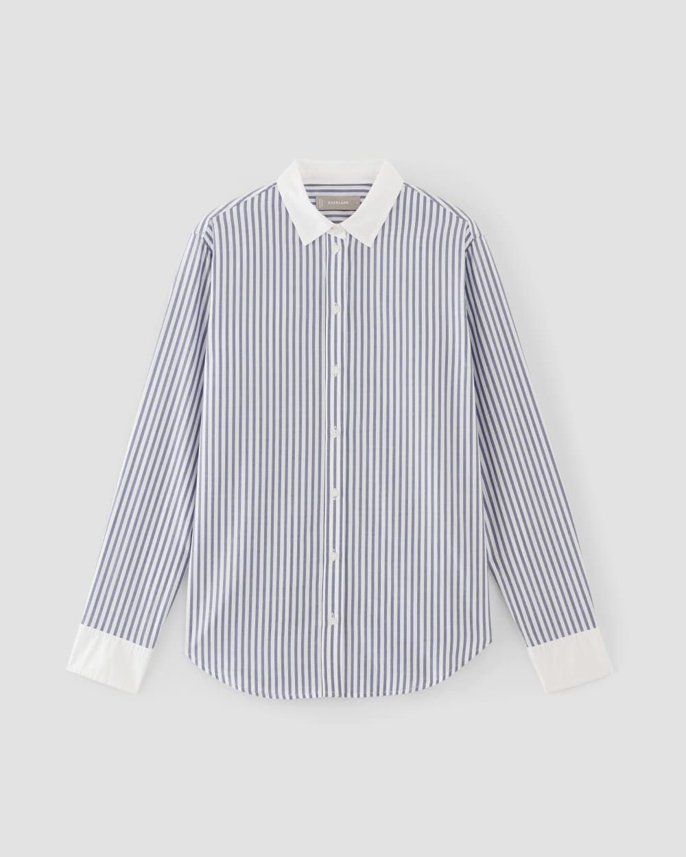 The Must-Have Shirt in Silky Cotton | Mariner Blue / White