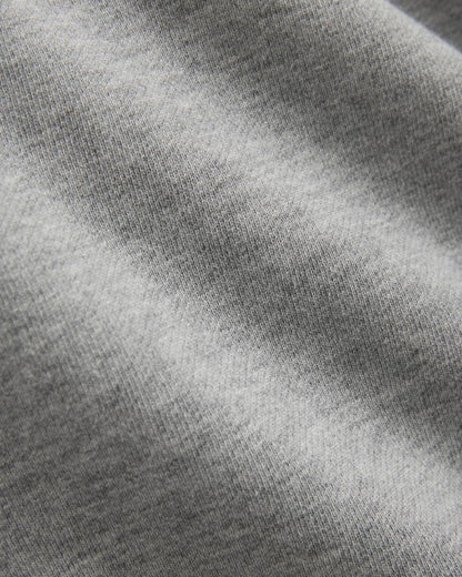 Luxe Fleece Zip Polo | Vintage Heather Grey