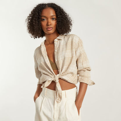 The Must-Have Shirt in Linen | Iced Coffee Grid