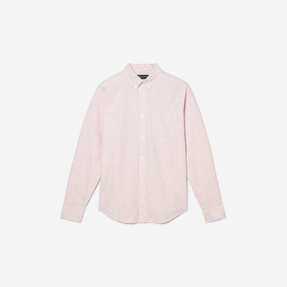 The Slim-Fit Japanese Oxford | Red / White | Regular