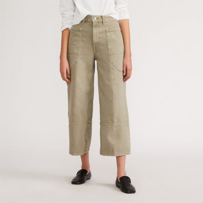 The Way-High® Gardener Cropped Jean |  Moss
