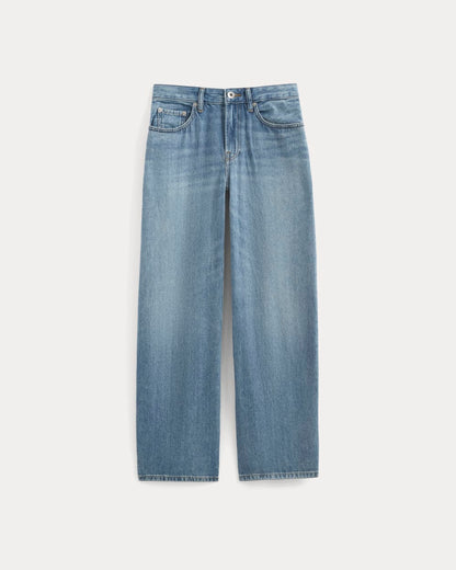 Loose Curve Jean | Tungsten Bright