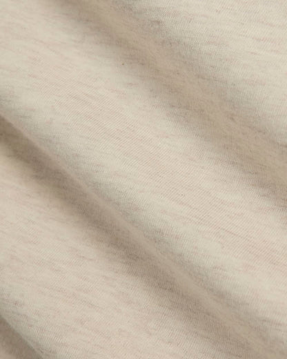 The Slim Crew in Essential Cotton | Heathered Oat
