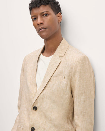 The Linen Blazer | Cornstalk Chambray