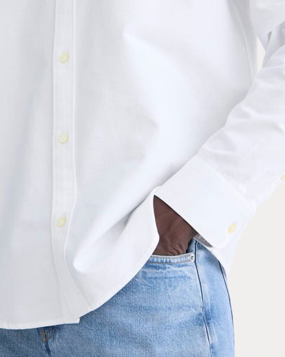 The Slim Oxford Shirt | White | Tall