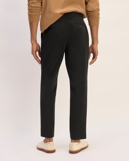 The Pleated Air Chino | Black