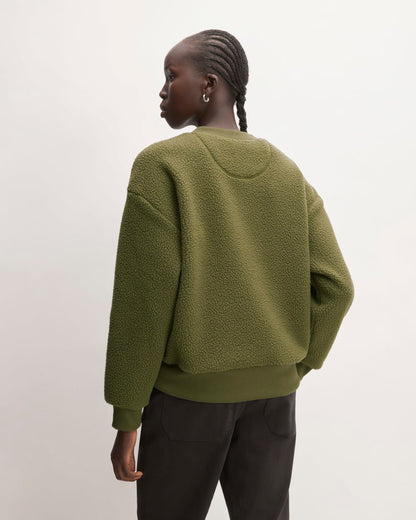 The ReNew Fleece Oversized Crew | Kalamata
