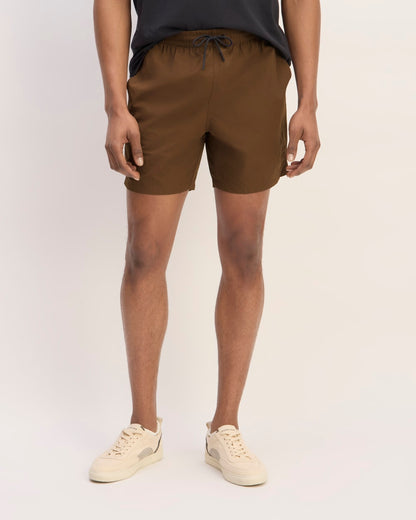 The ReNew Nylon Short | Cocoa